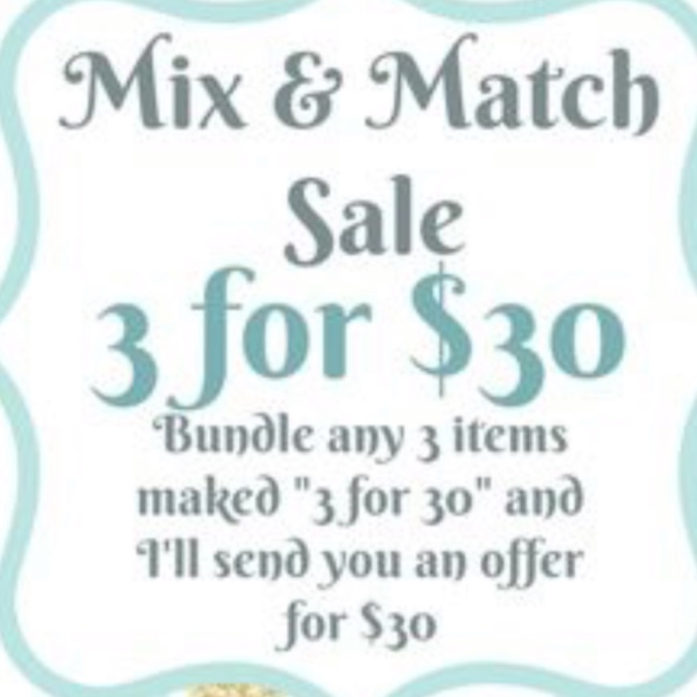 Whole closet must go! 3 for 30!SALE